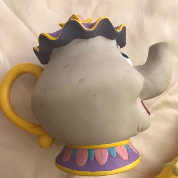 Vintage toys mrs Potts tea pot beauty beast - Picture 6 of 8